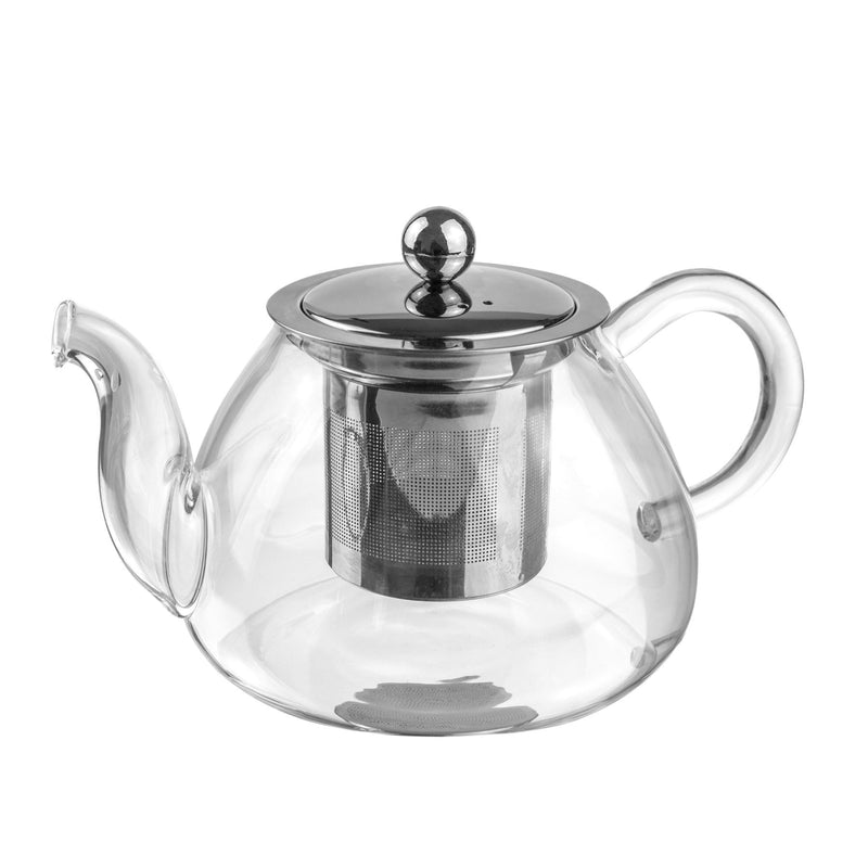 Argon Tableware Clear Glass Infuser Teapot - 700ml
