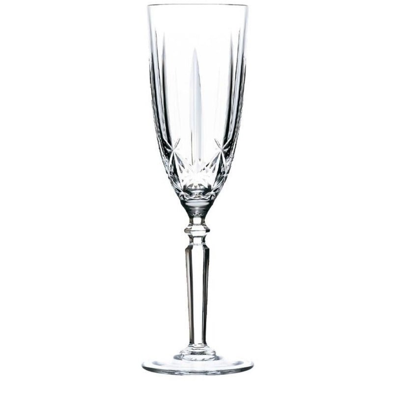 RCR Crystal Orchestra Cut Glass Champagne Flute - 200ml