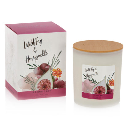 300g Wild Fig &amp; Honeysuckle Bath &amp; Body Soy Wax Scented Candle