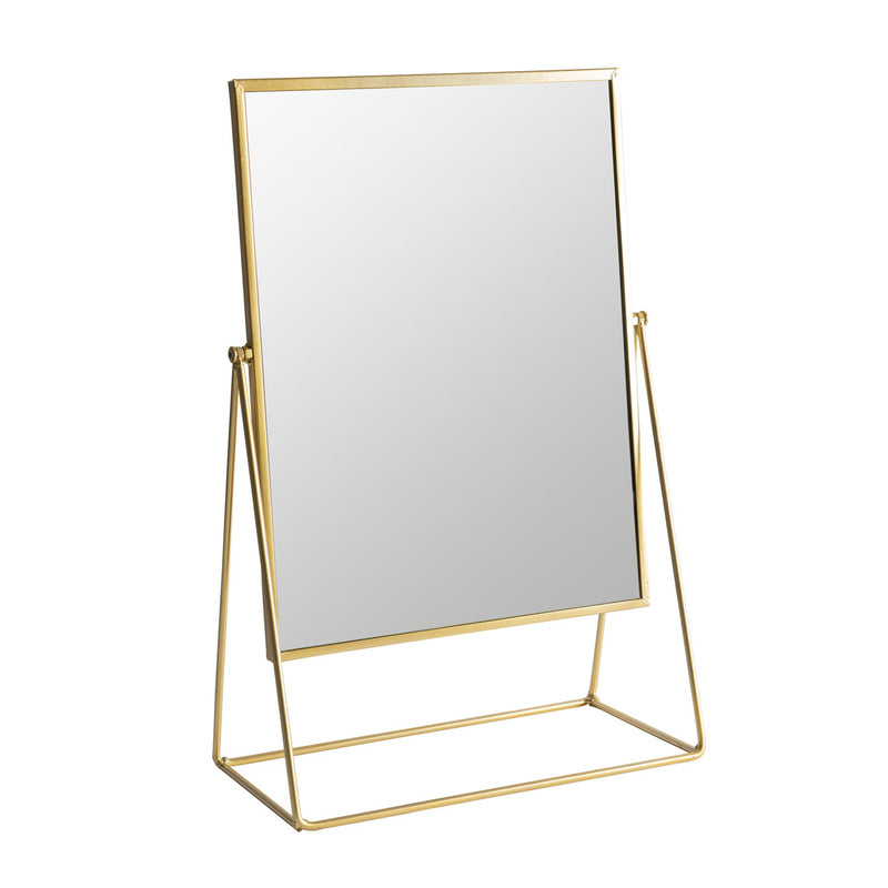 Harbour Housewares Dressing Table Vanity Mirror - 32cm - Gold