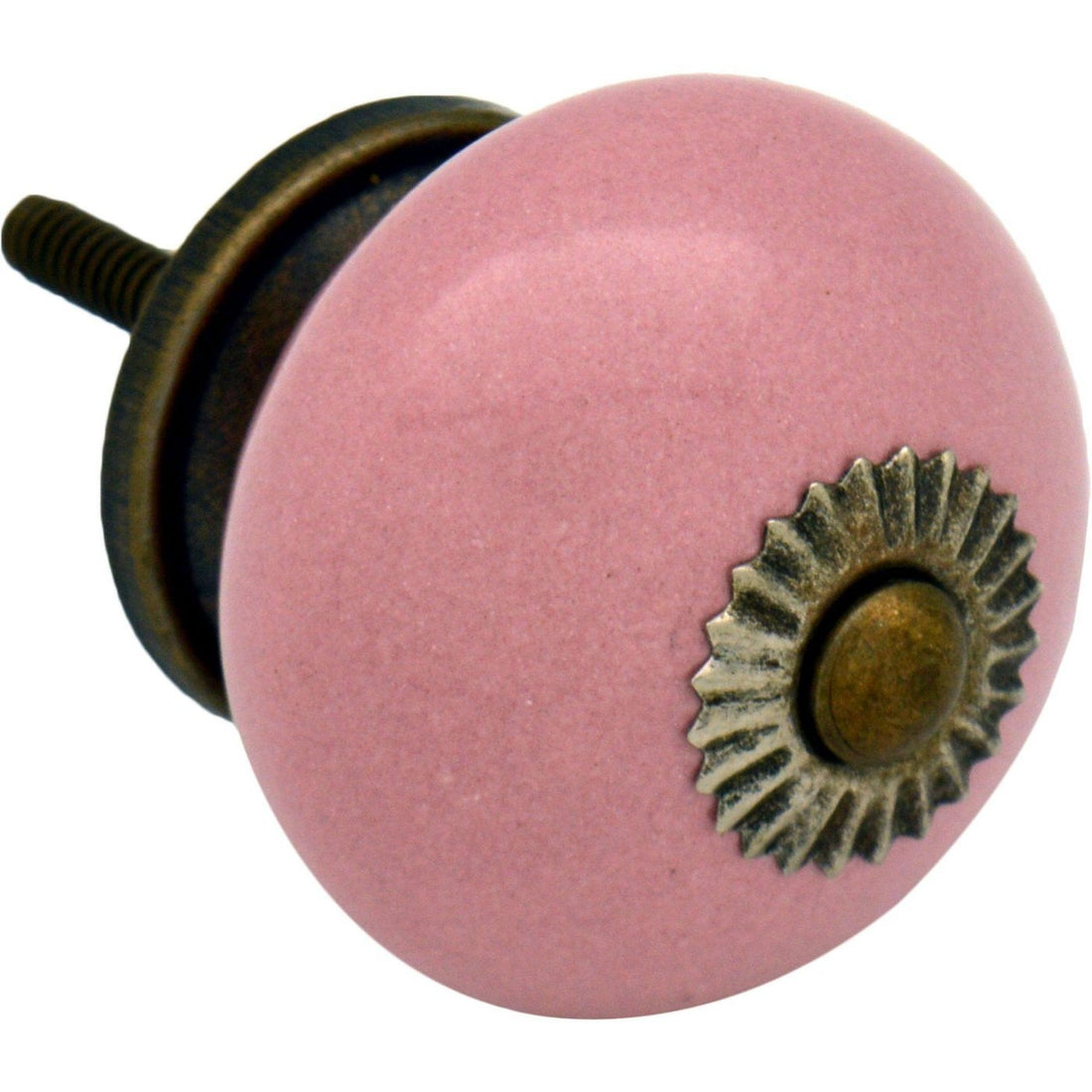 Nicola Spring Ceramic Door Knob and Handle - Pink