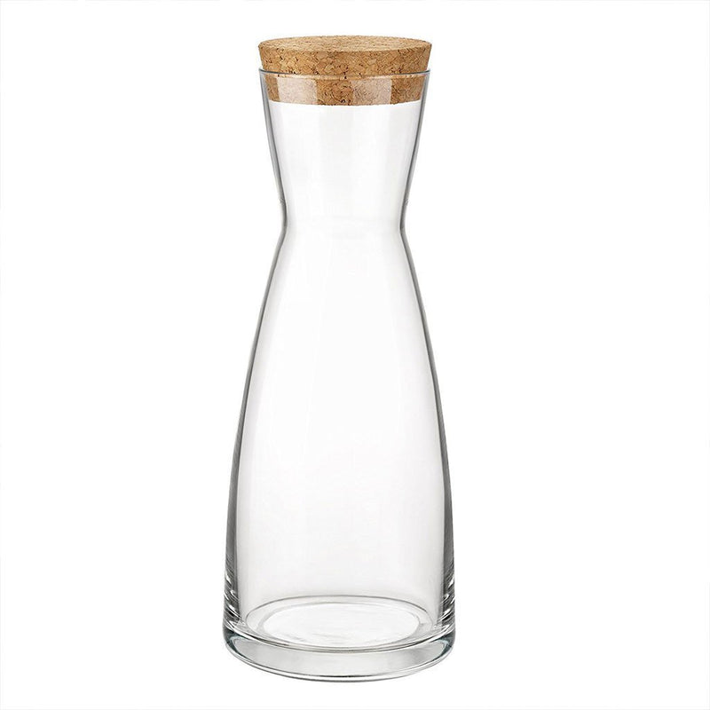 Bormioli Rocco Ypsilon Glass Water Carafe Decanter Jug with Lid - 1080ml